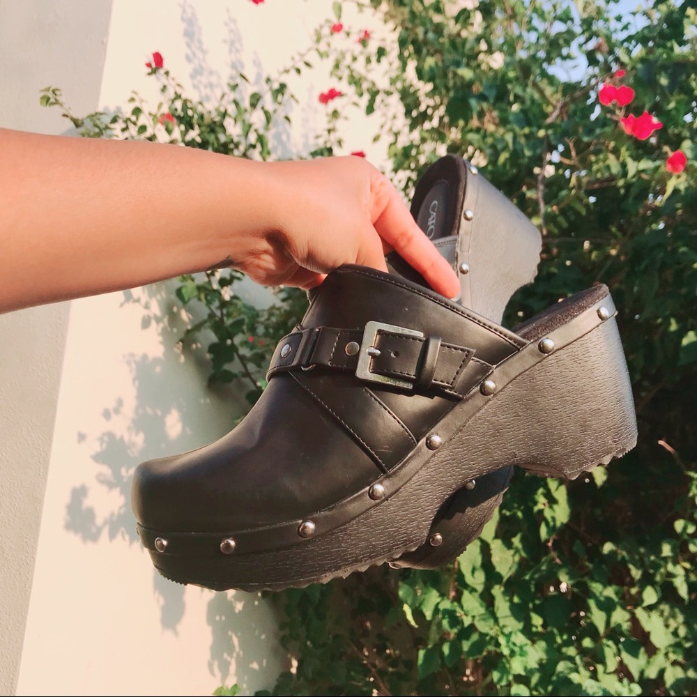 Vintage 90's Gothic Clogs